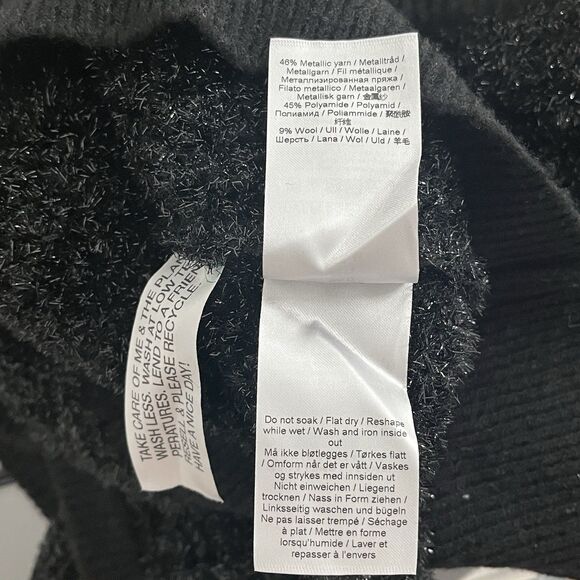 GANNI Sparkle Knit Tank Top Sweater Vest Size Medium - Picture 5 of 9